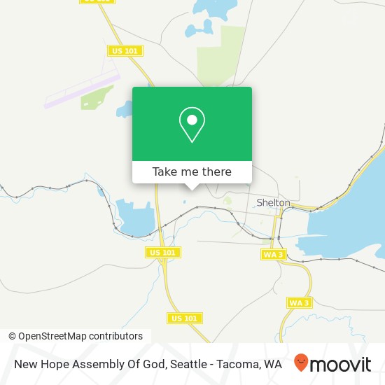 Mapa de New Hope Assembly Of God