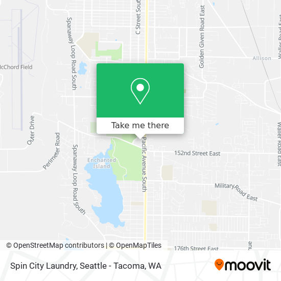 Spin City Laundry map