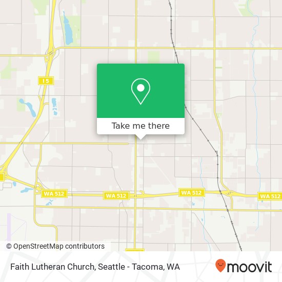 Mapa de Faith Lutheran Church