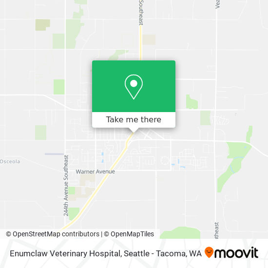 Enumclaw Veterinary Hospital map