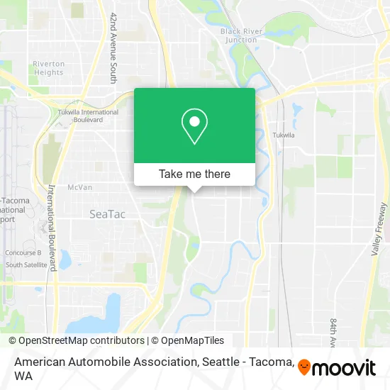 Mapa de American Automobile Association