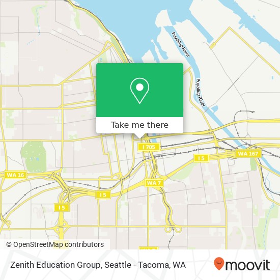 Zenith Education Group map