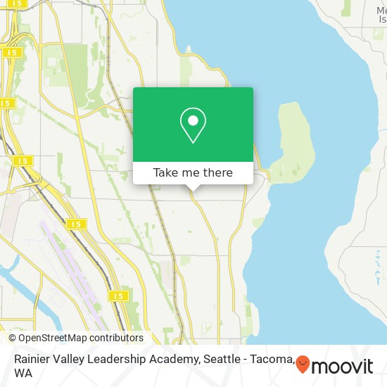 Mapa de Rainier Valley Leadership Academy