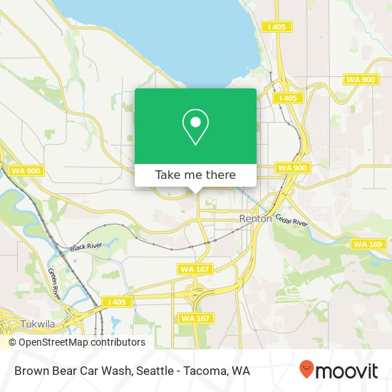 Mapa de Brown Bear Car Wash