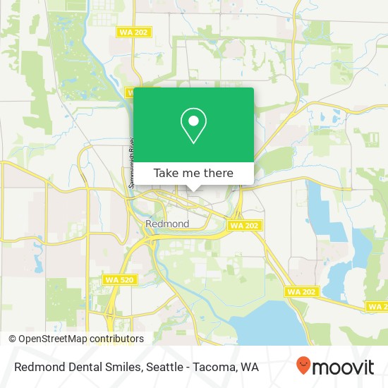 Mapa de Redmond Dental Smiles