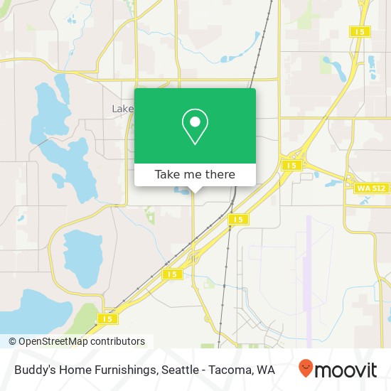 Mapa de Buddy's Home Furnishings