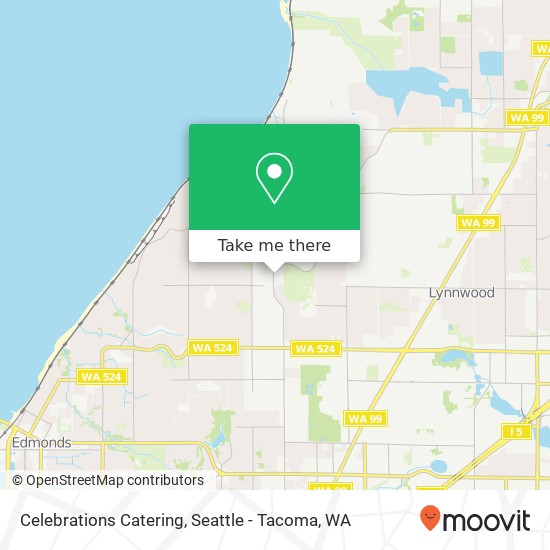 Celebrations Catering map