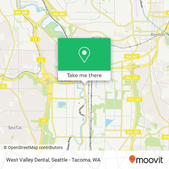 West Valley Dental map