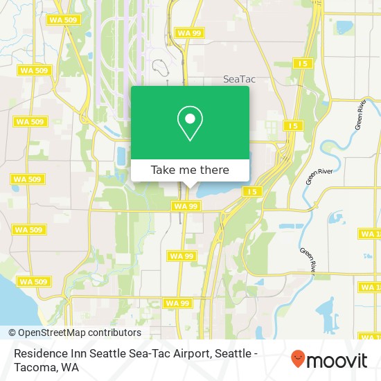 Mapa de Residence Inn Seattle Sea-Tac Airport