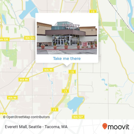 Everett Mall map