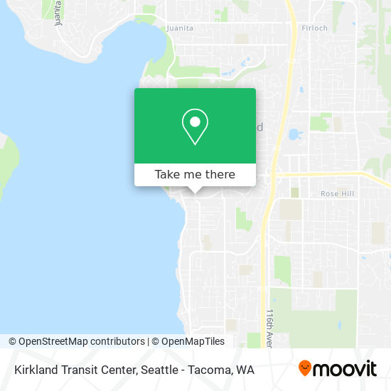 Mapa de Kirkland Transit Center