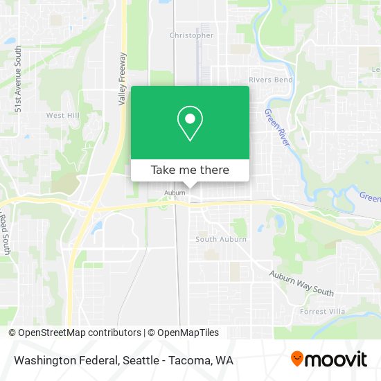 Mapa de Washington Federal