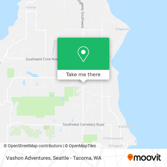 Vashon Adventures map