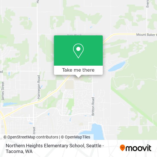 Mapa de Northern Heights Elementary School