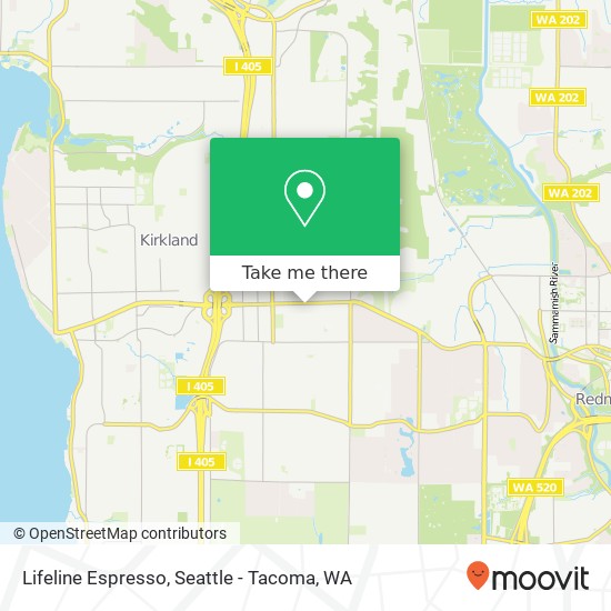 Lifeline Espresso map