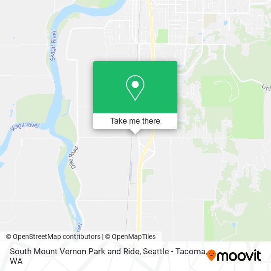 Mapa de South Mount Vernon Park and Ride
