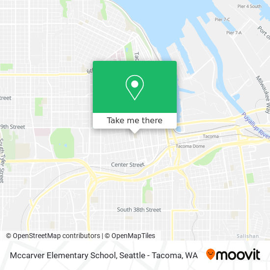 Mccarver Elementary School map