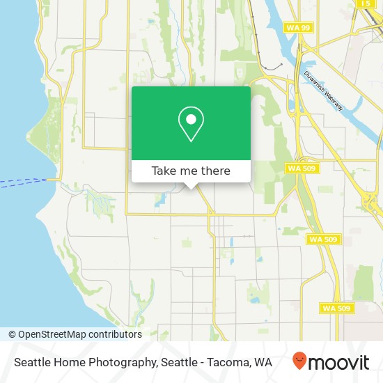 Seattle Home Photography map