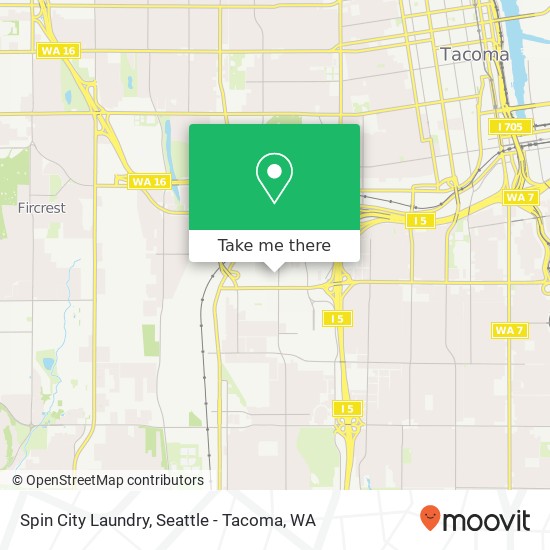 Mapa de Spin City Laundry