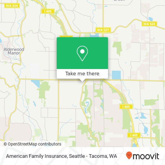 Mapa de American Family Insurance