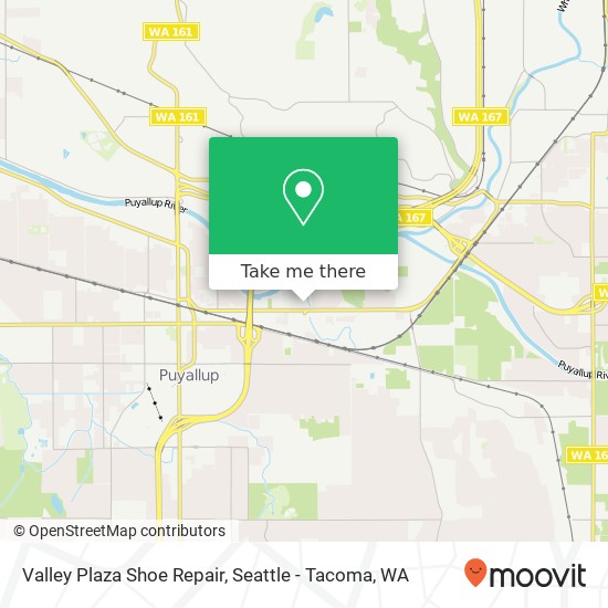 Mapa de Valley Plaza Shoe Repair