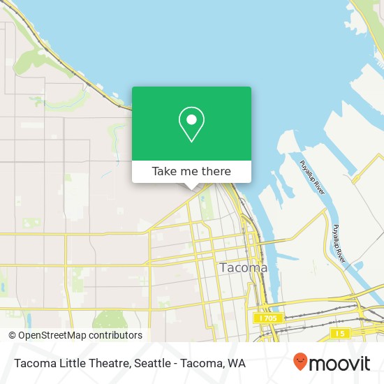 Tacoma Little Theatre map