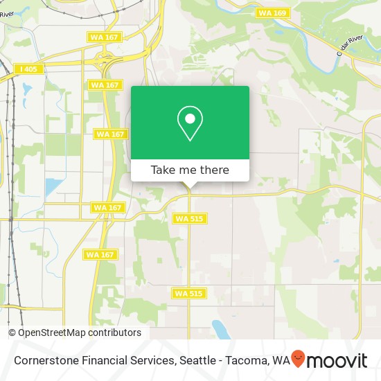 Cornerstone Financial Services map