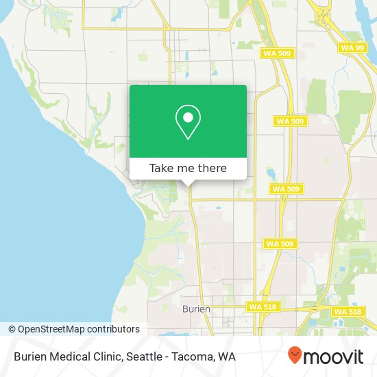 Mapa de Burien Medical Clinic