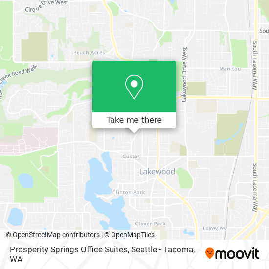 Prosperity Springs Office Suites map