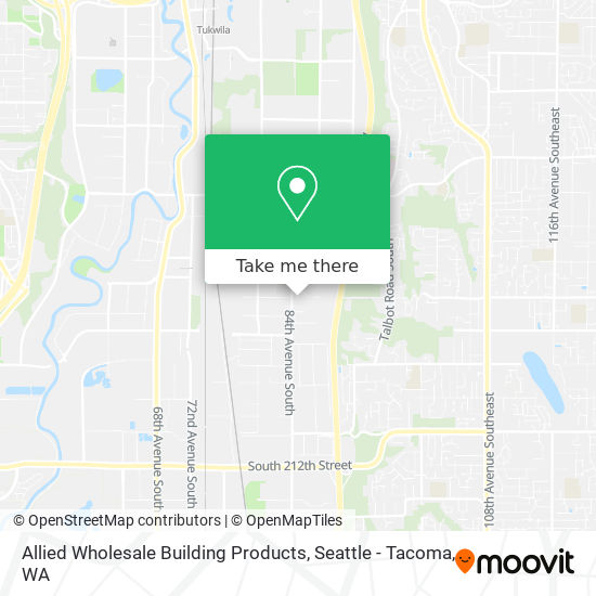 Allied Wholesale Building Products map
