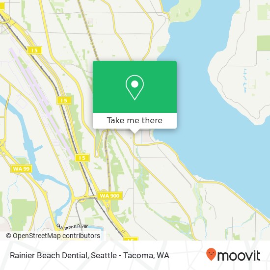 Mapa de Rainier Beach Dential