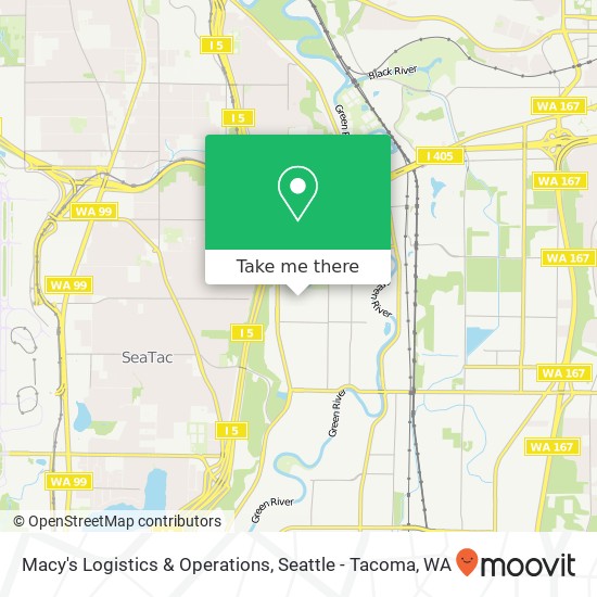 Macy's Logistics & Operations map