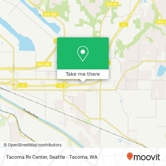 Mapa de Tacoma Rv Center