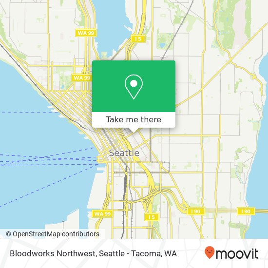 Bloodworks Northwest map