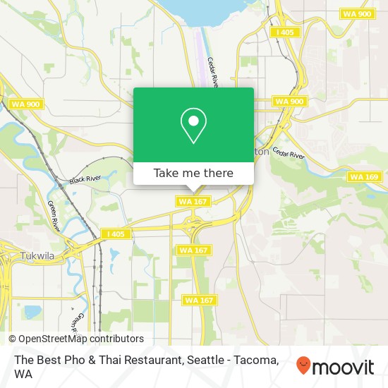 The Best Pho & Thai Restaurant map