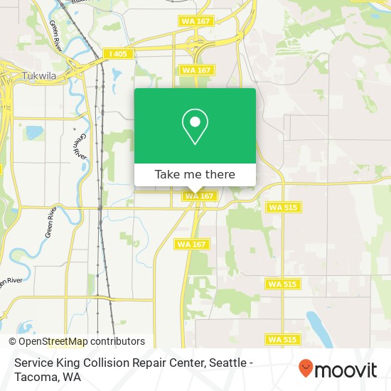 Mapa de Service King Collision Repair Center