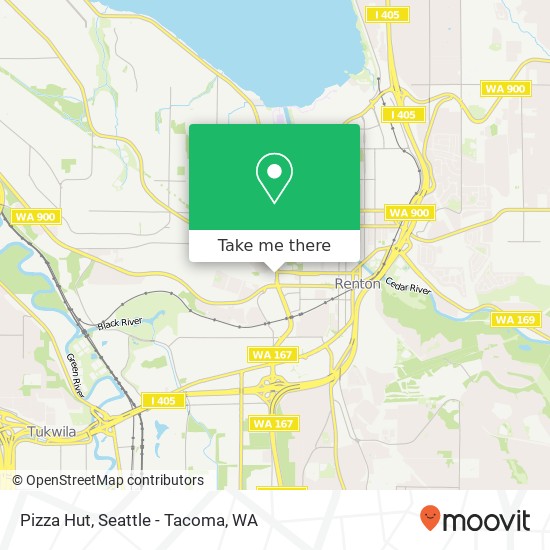 Pizza Hut map