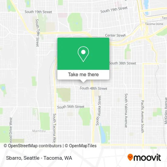 Sbarro map