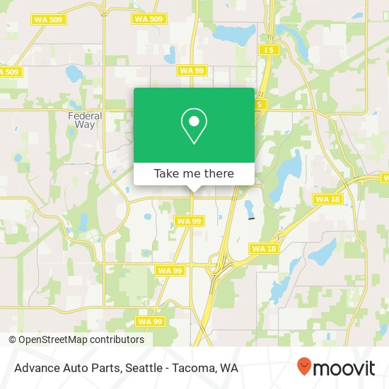 Advance Auto Parts map