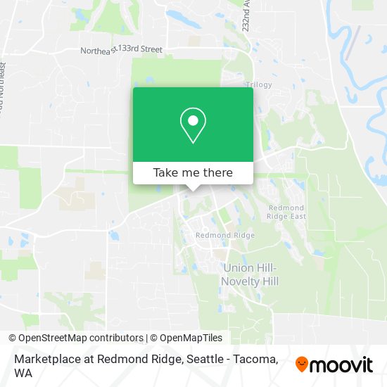 Marketplace at Redmond Ridge map