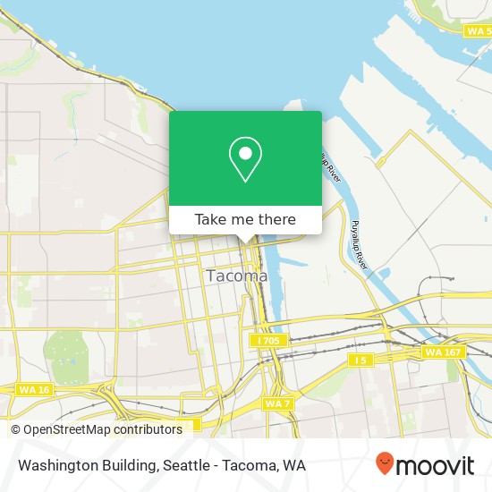 Mapa de Washington Building