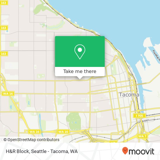 H&R Block map