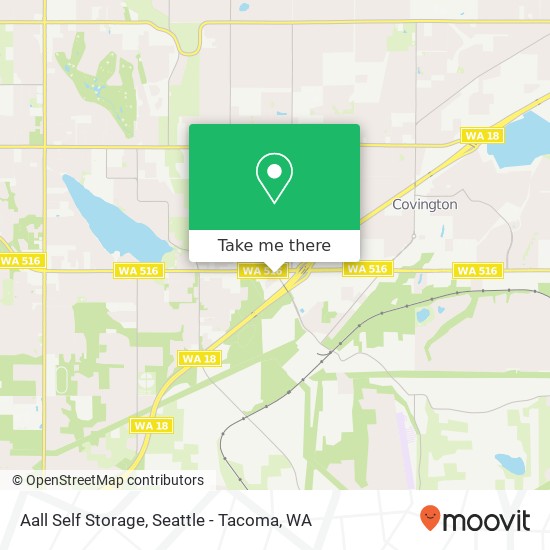 Aall Self Storage map