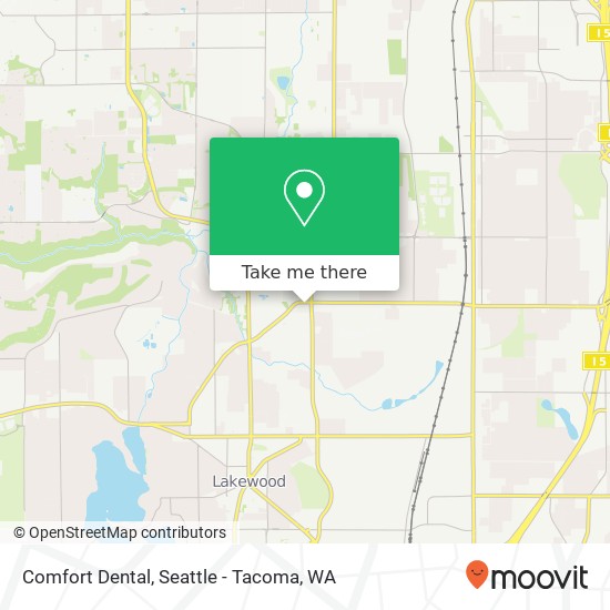 Comfort Dental map