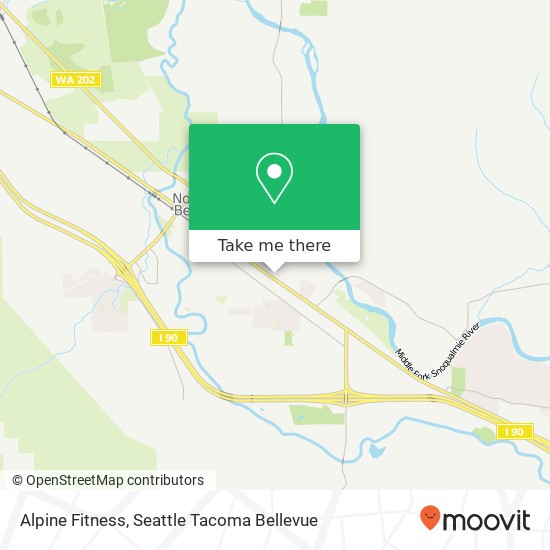 Alpine Fitness map