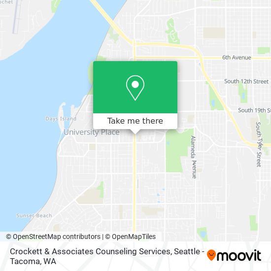 Mapa de Crockett & Associates Counseling Services