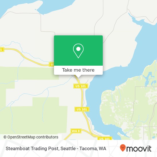 Mapa de Steamboat Trading Post