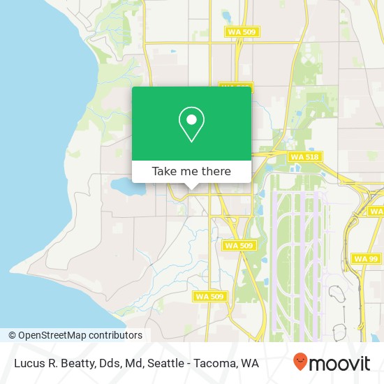 Lucus R. Beatty, Dds, Md map