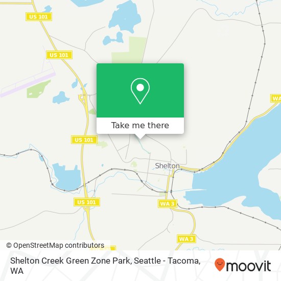 Mapa de Shelton Creek Green Zone Park