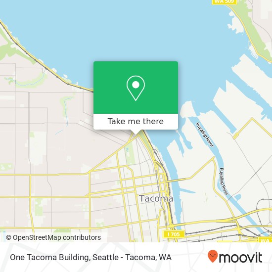 One Tacoma Building map